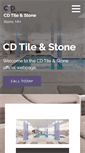 Mobile Screenshot of cdtileandstone.com